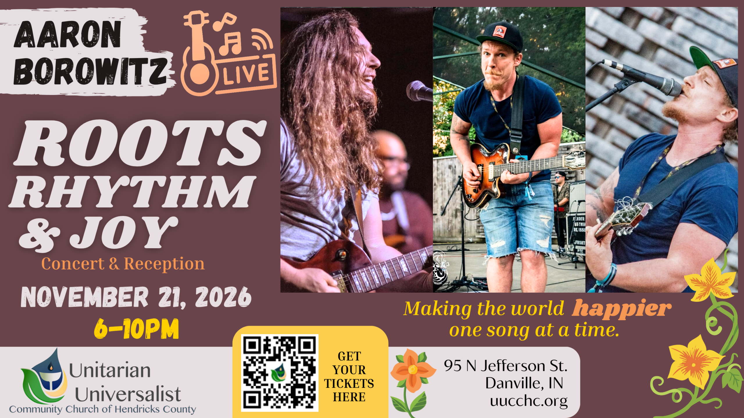 Roots, Rhythm & Joy: Aaron Borowitz Live!